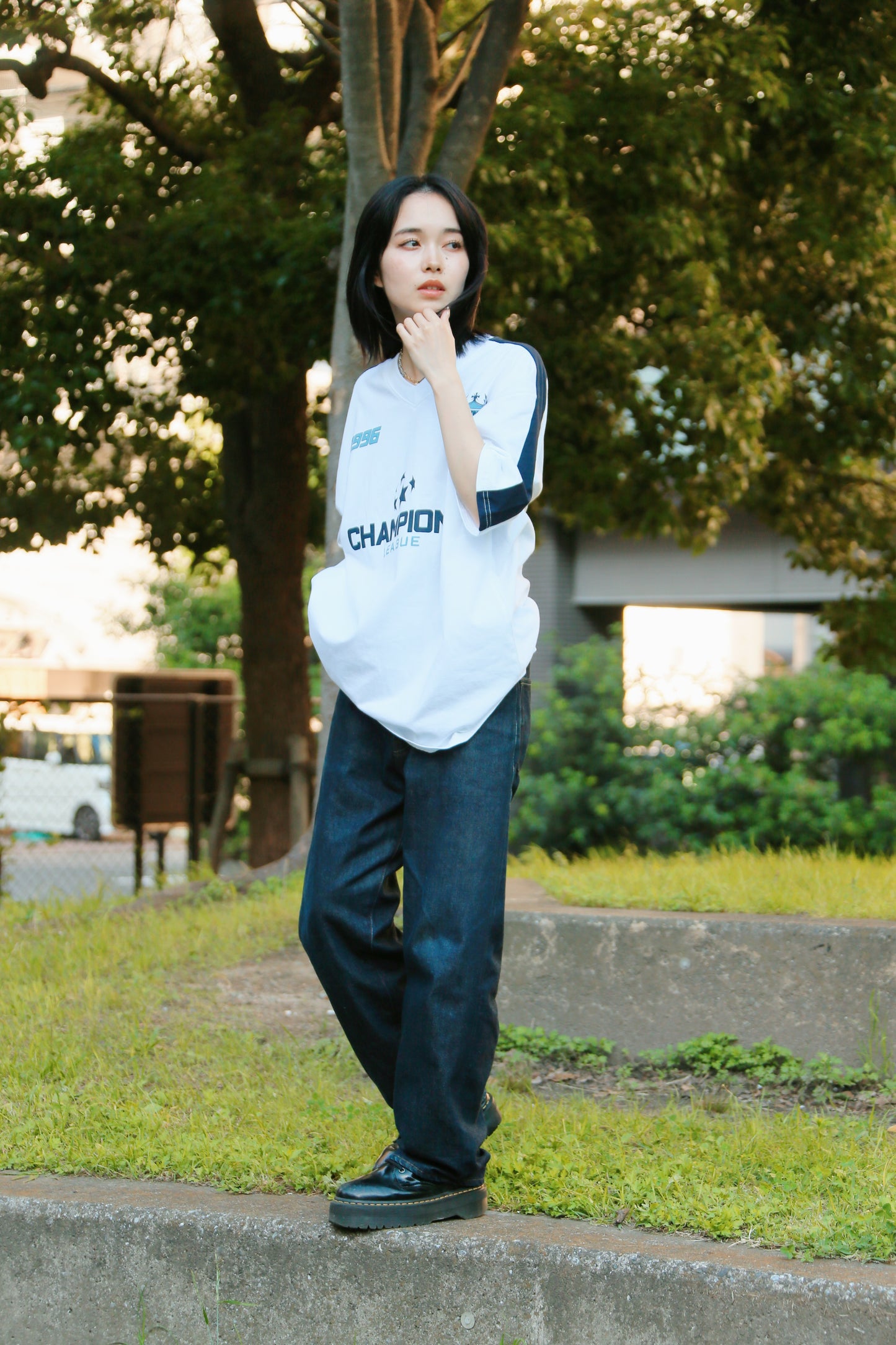 loop soccer game t-shirt