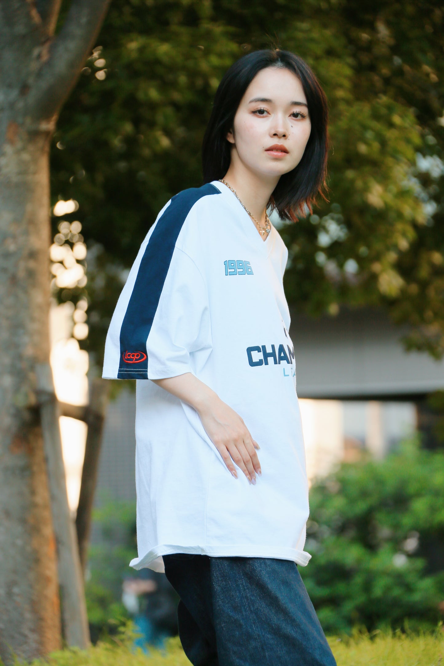 loop soccer game t-shirt