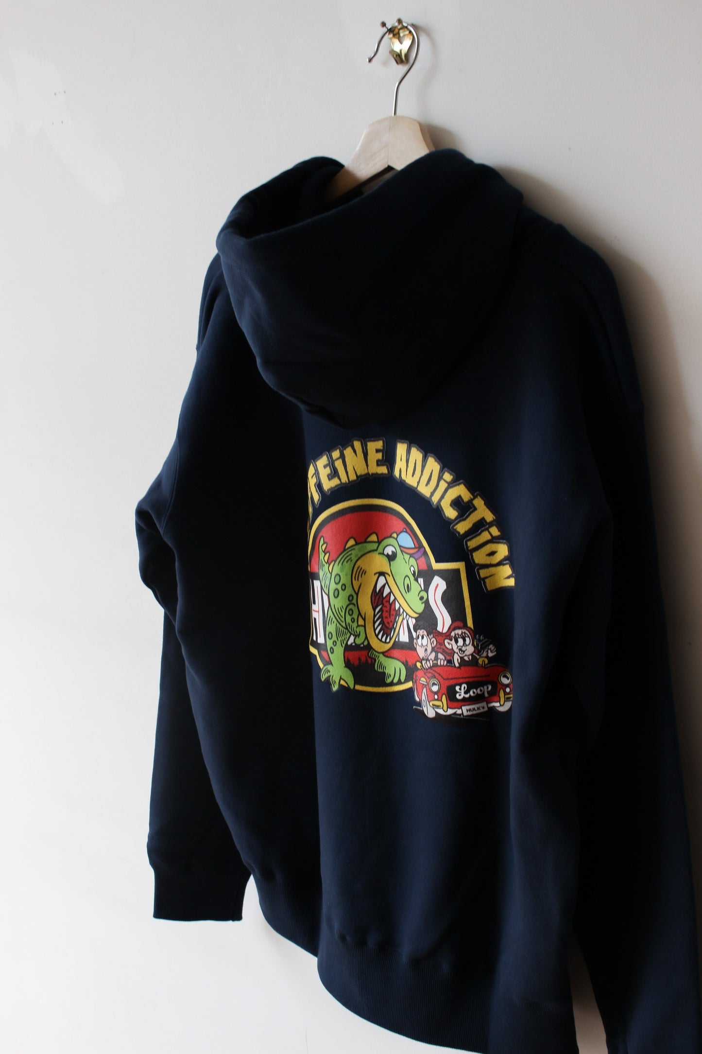 Loop×HULK's COFFEINE ADDICTION PULLOVER HOODIE
