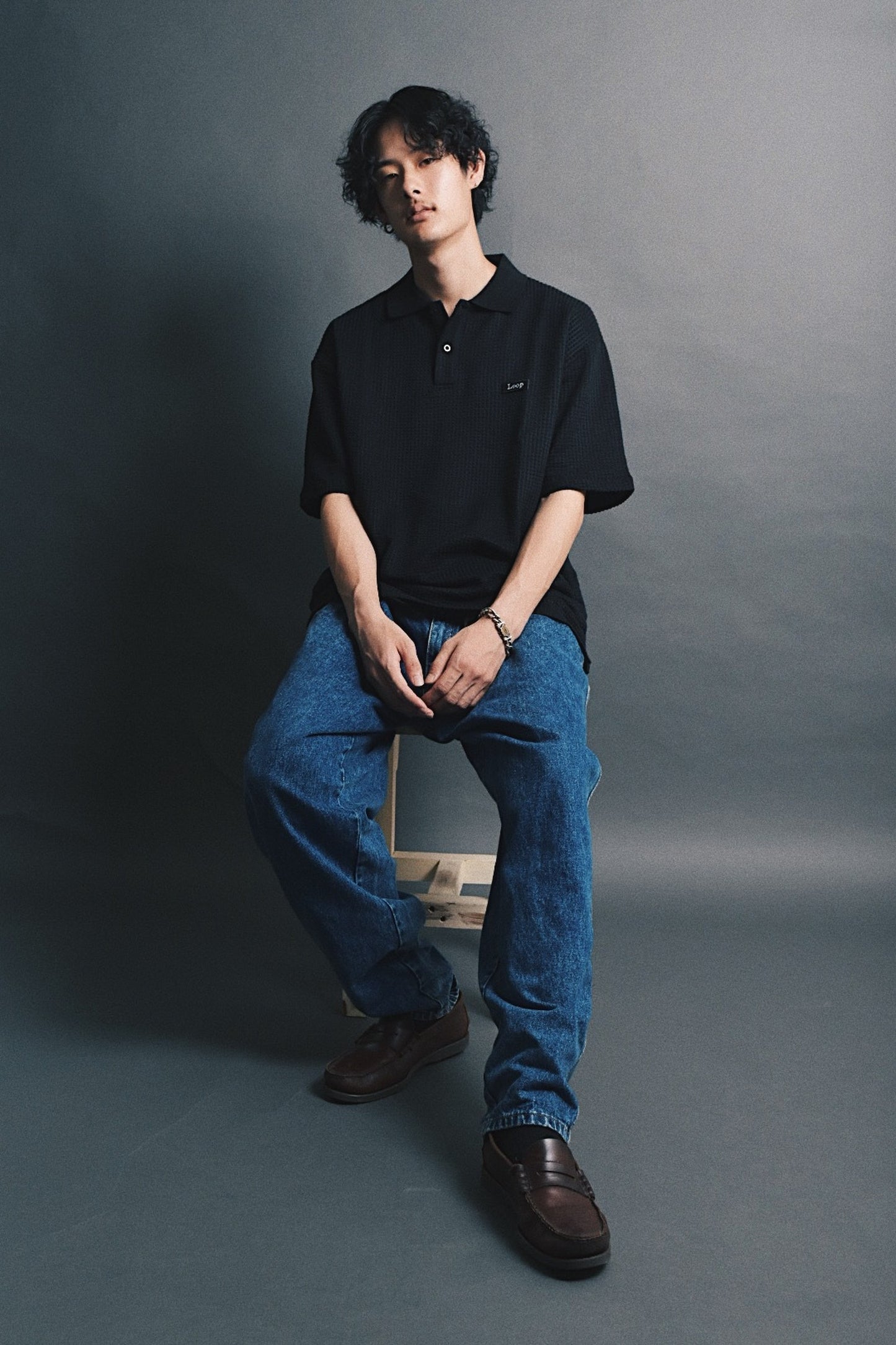 LOOP BOXLOGO POLO SHIRT