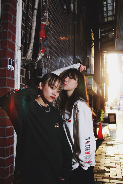 MIX GRAPHICS LONG T-SHIRT