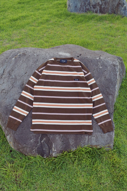 Loop border long t-shirt