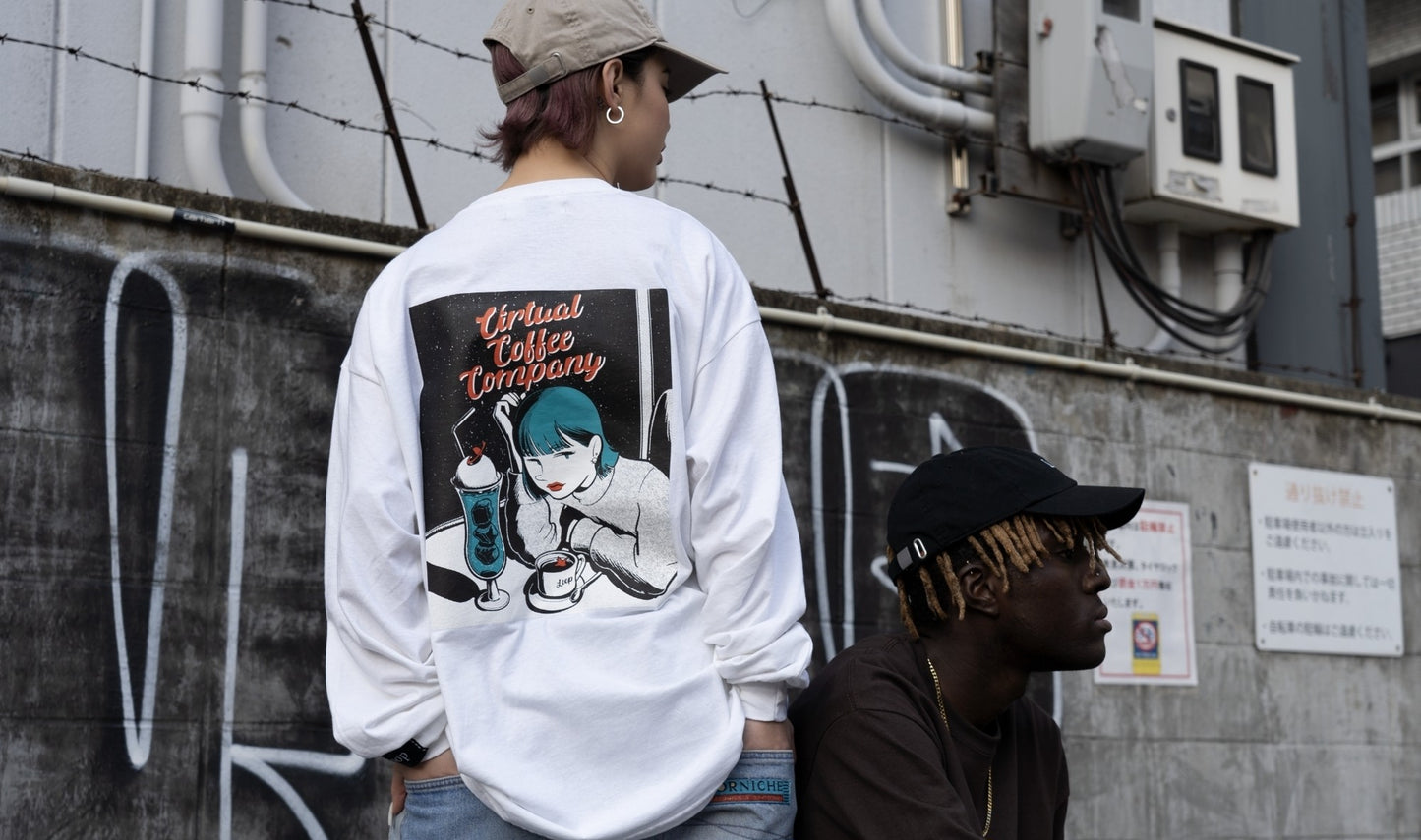 Loop×ichika virtual coffee conpany long-t