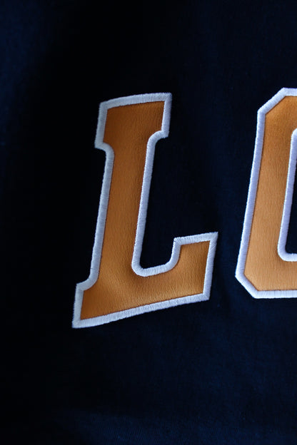 LOOP SATIN EMBROIDERY SWEAT