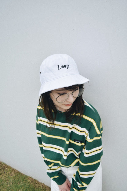 Loop border long t-shirt