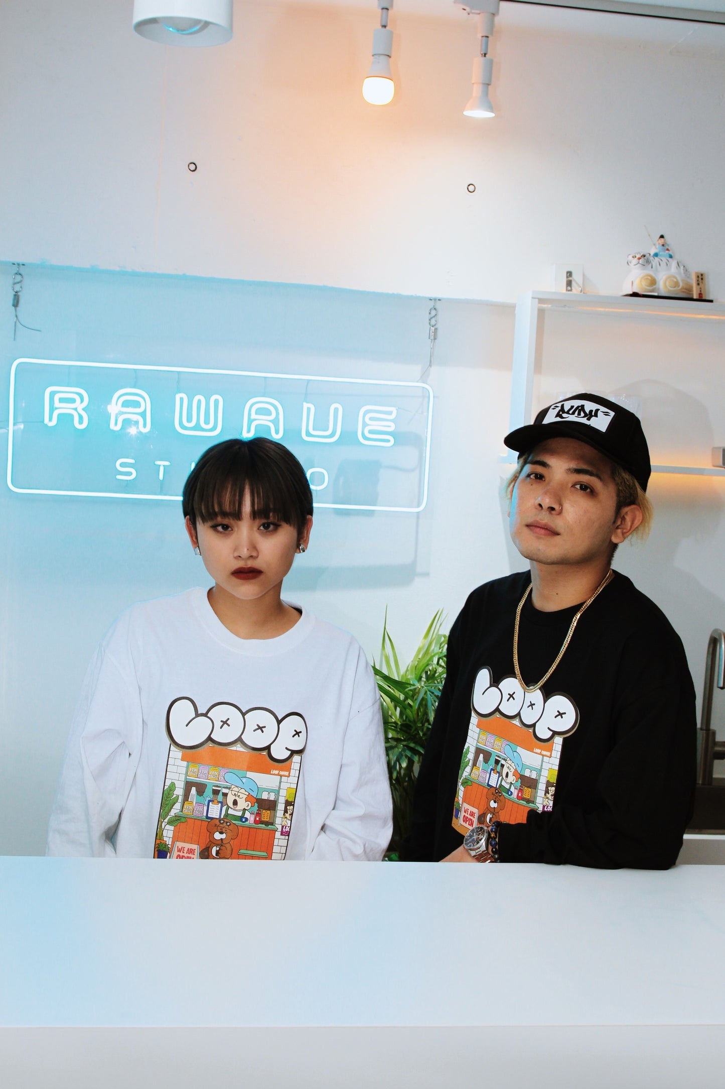 LOOP×STAZ  LONG T-SHIRT
