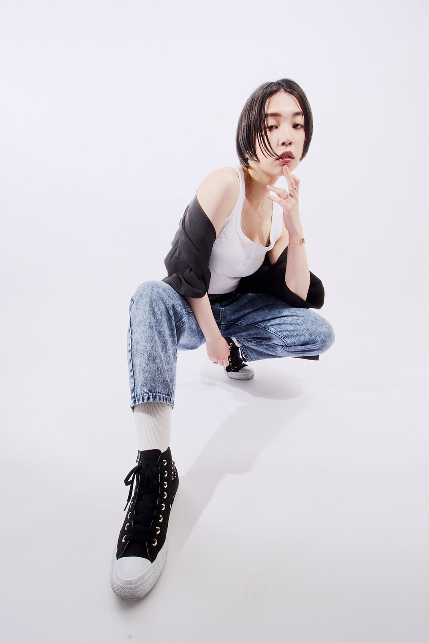 TAPERED DENIM PANTS 【SUPERSALE対象商品】