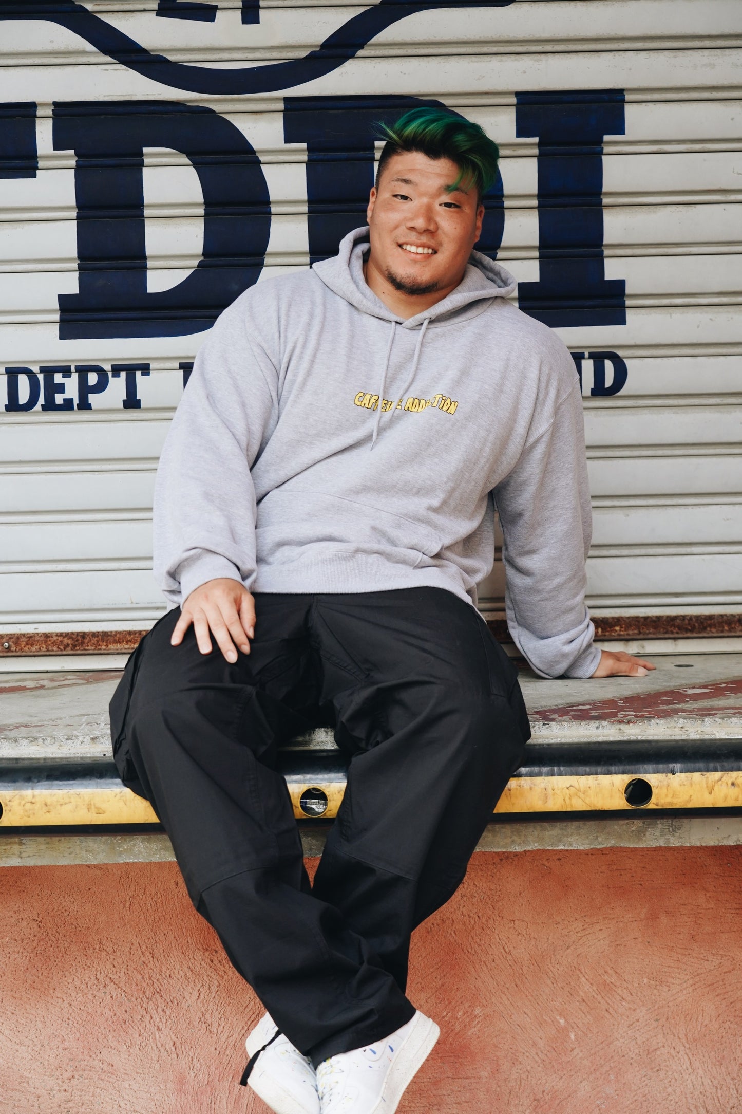 Loop×HULK's COFFEINE ADDICTION PULLOVER HOODIE