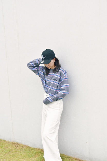 Loop border long t-shirt