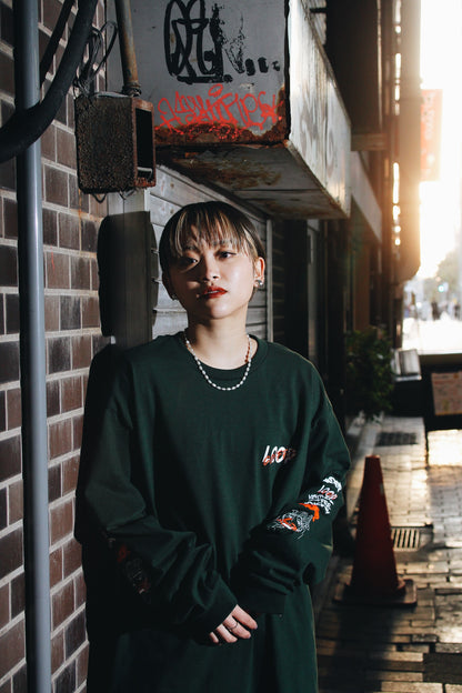 MIX GRAPHICS LONG T-SHIRT