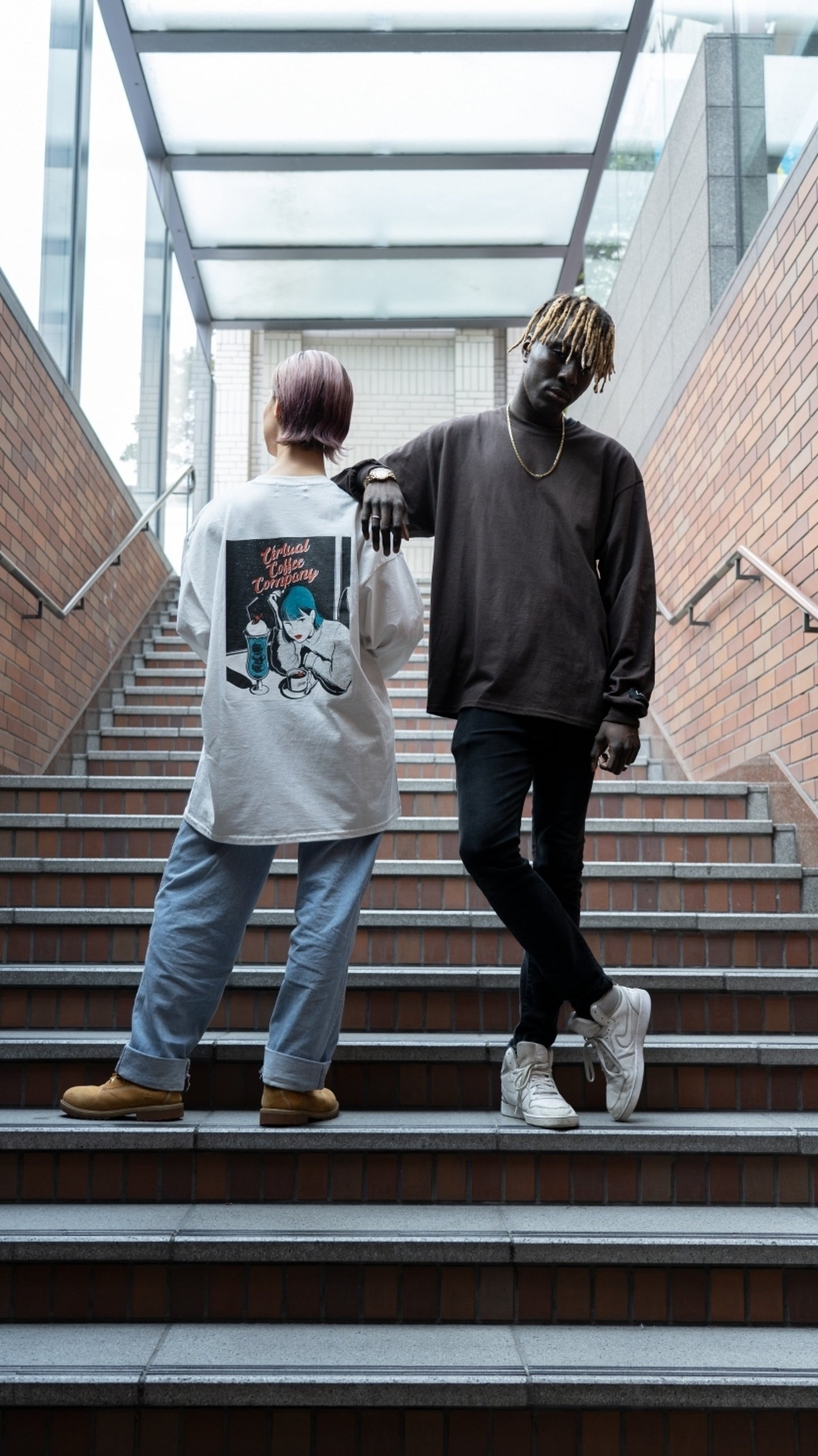 Loop×ichika virtual coffee conpany long-t