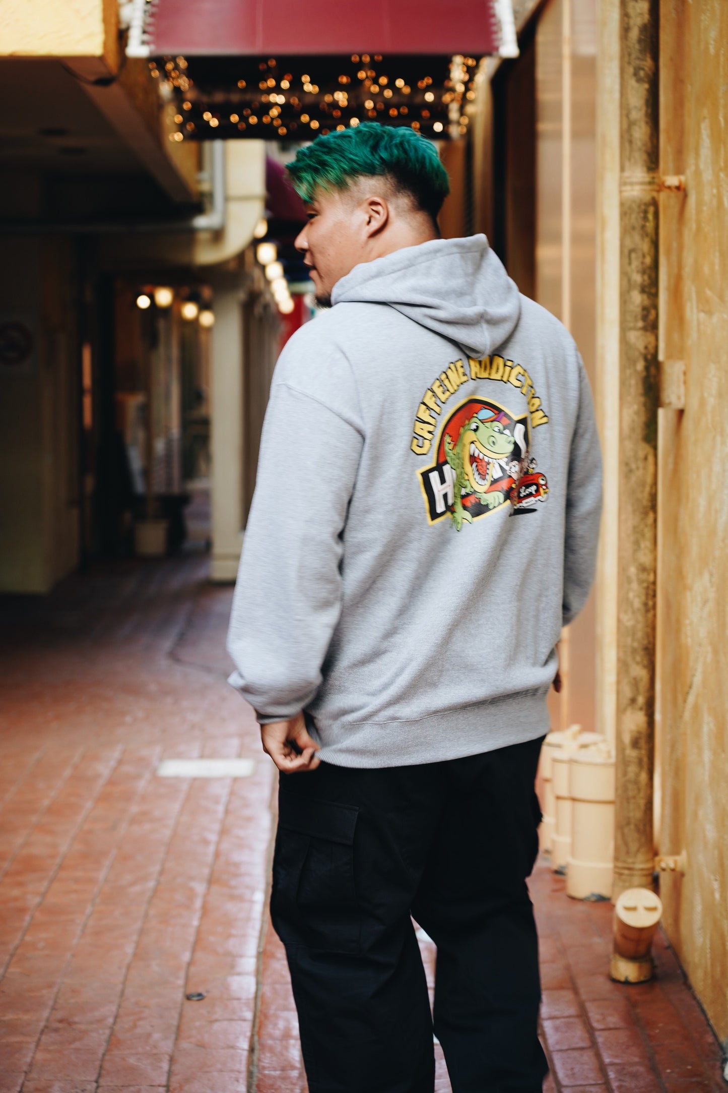 Loop×HULK's COFFEINE ADDICTION PULLOVER HOODIE