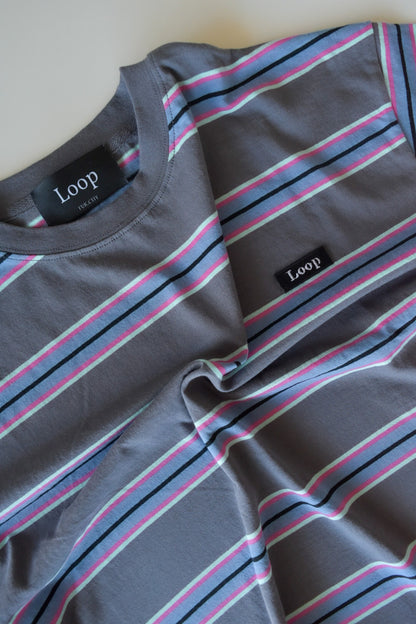 Loop border long t-shirt