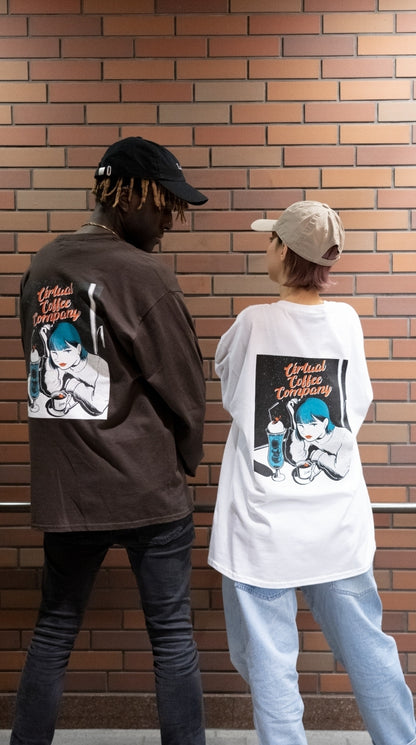 Loop×ichika virtual coffee conpany long-t