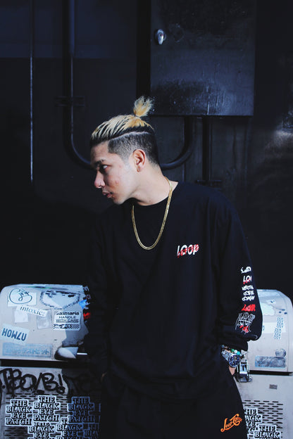 MIX GRAPHICS LONG T-SHIRT