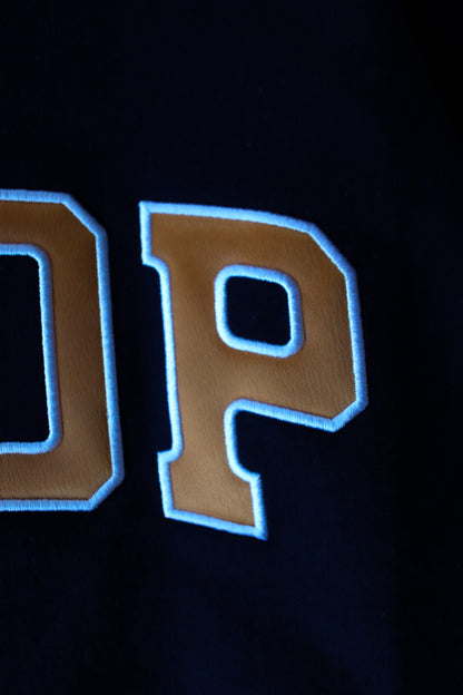 LOOP SATIN EMBROIDERY SWEAT