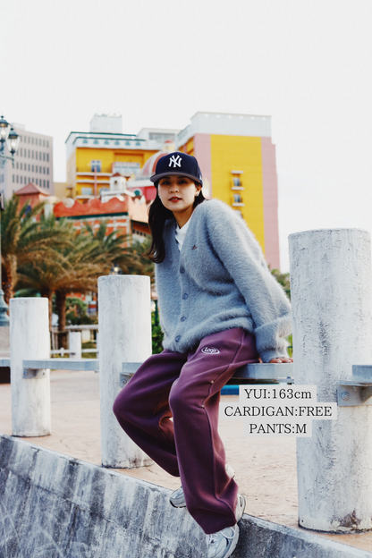 MOHAIR LIKE KNIT CARDIGAN