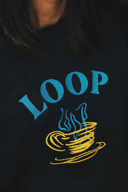 coffee break sweat t-shirt