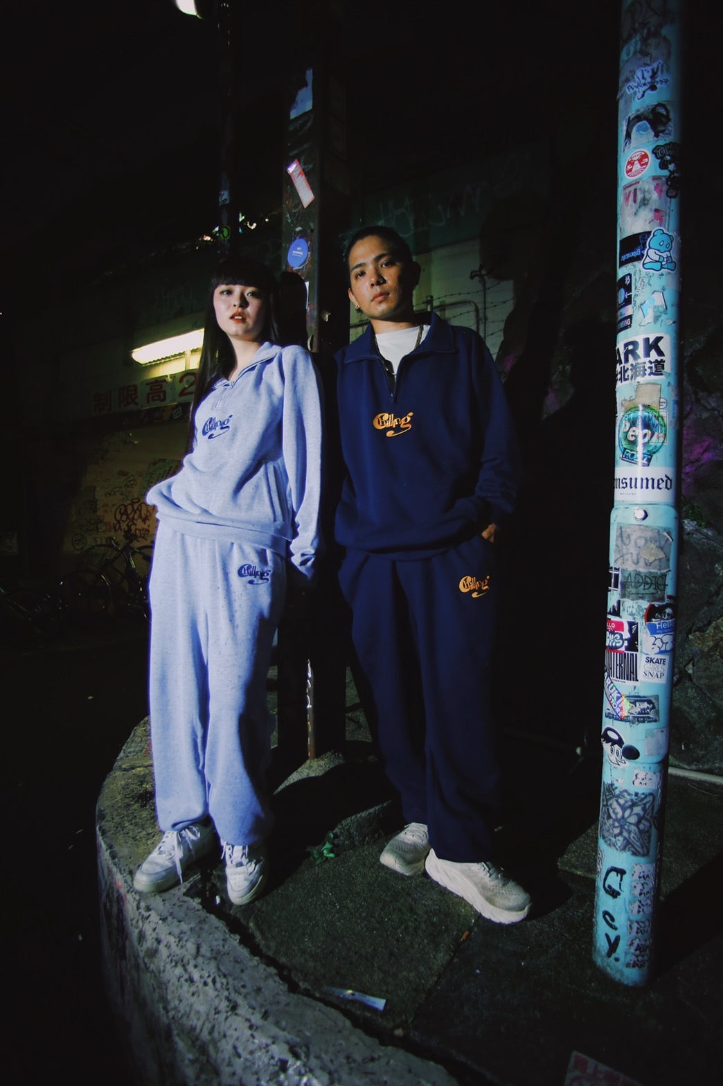 【再販売】 city girl half-zip pants