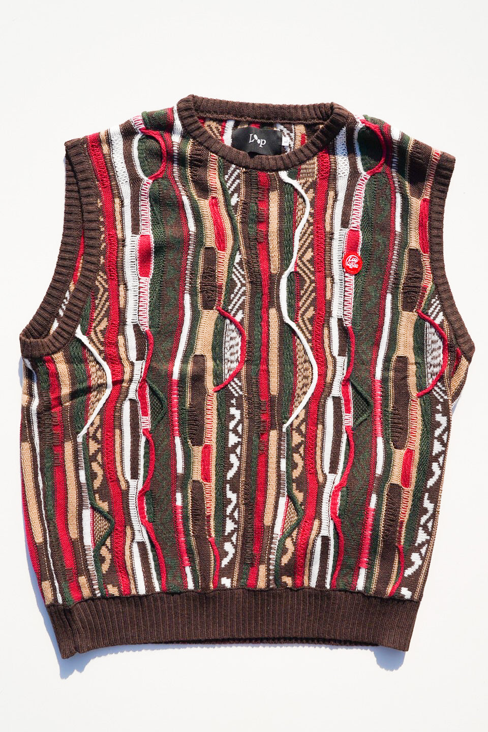 retro knit vest