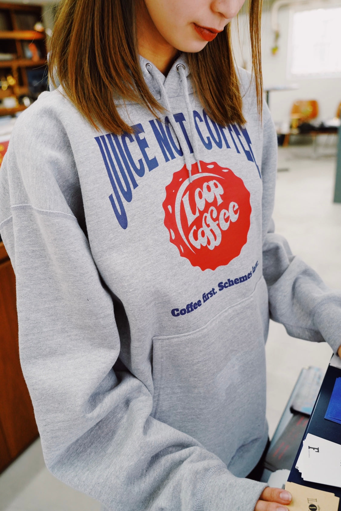 loop old school hoodie