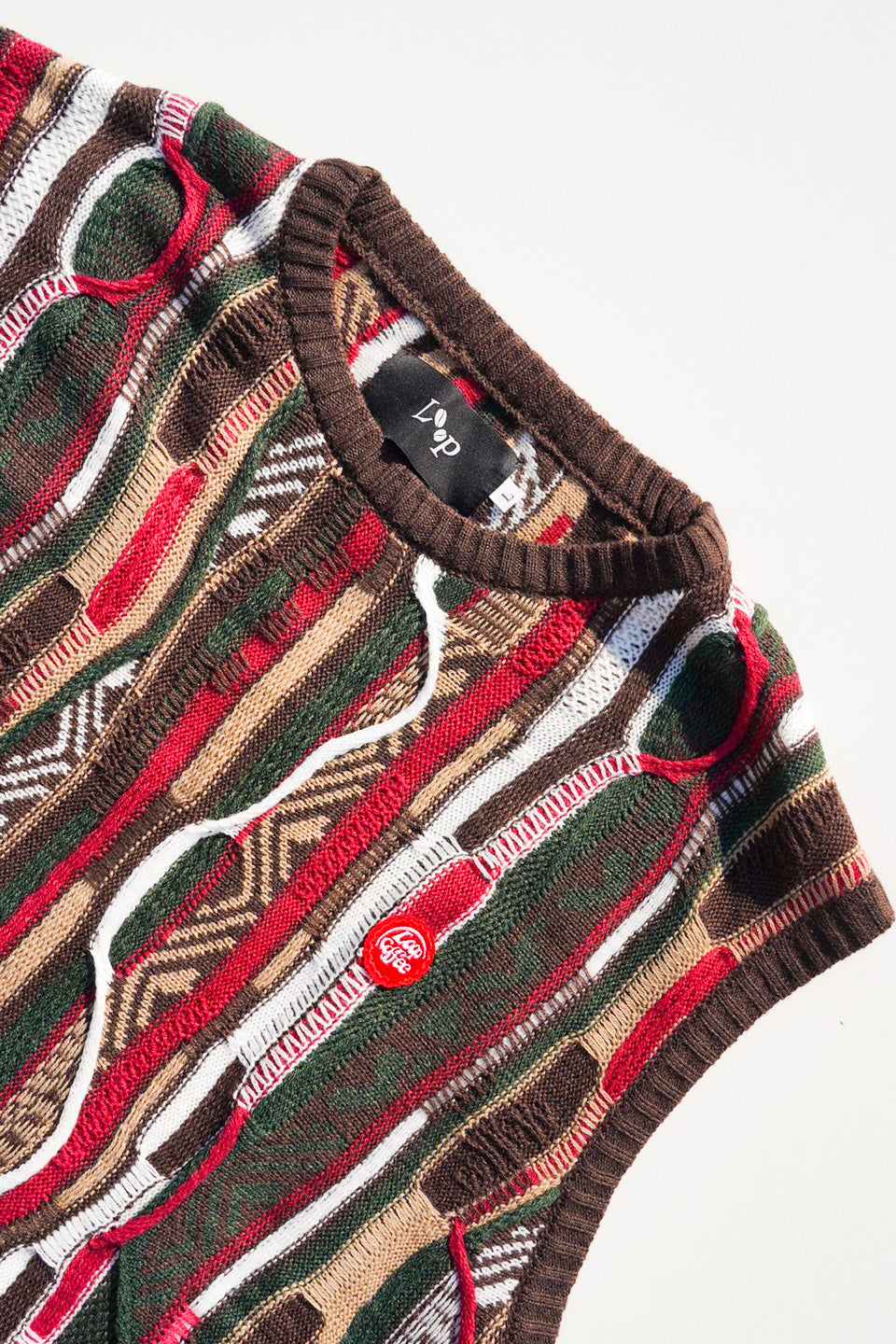 retro knit vest