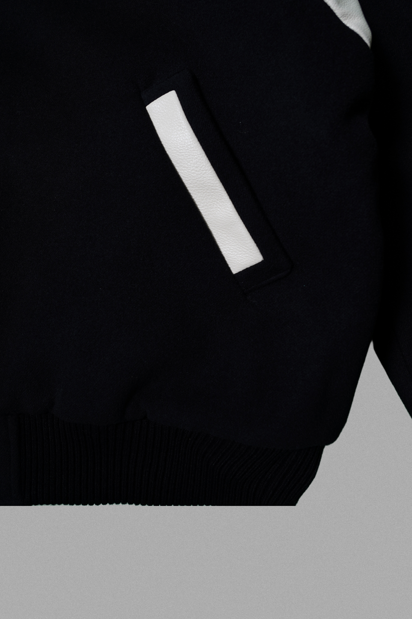 LOOP LEATHER STADIUM JACKET