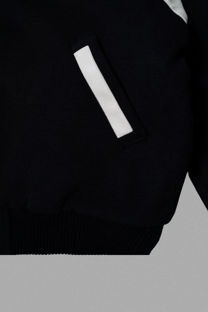LOOP LEATHER STADIUM JACKET