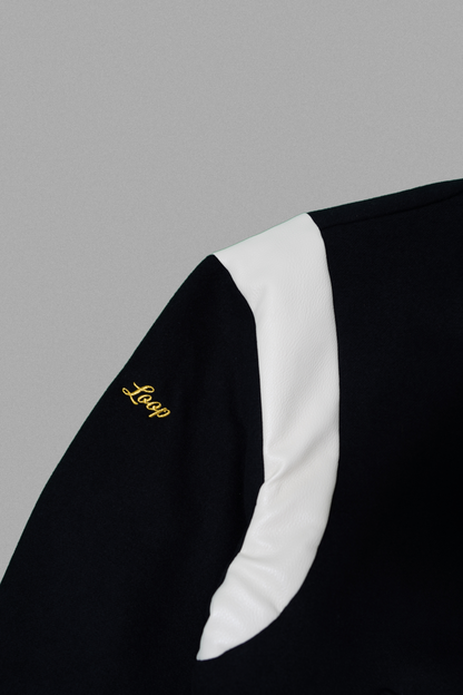 LOOP LEATHER STADIUM JACKET