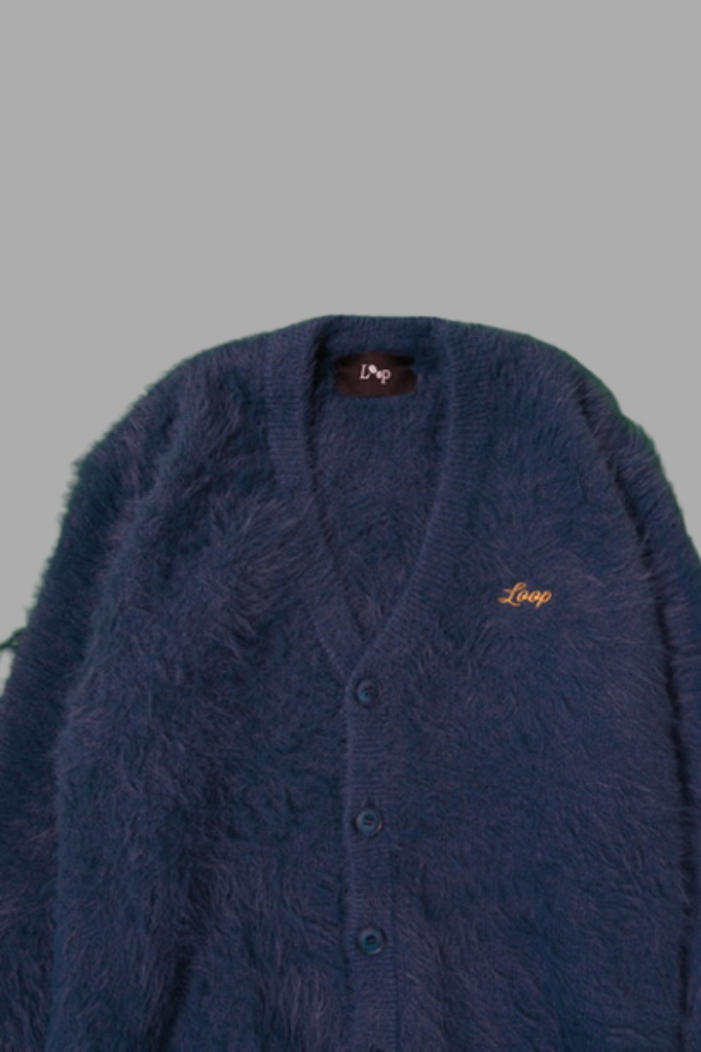MOHAIR LIKE KNIT CARDIGAN