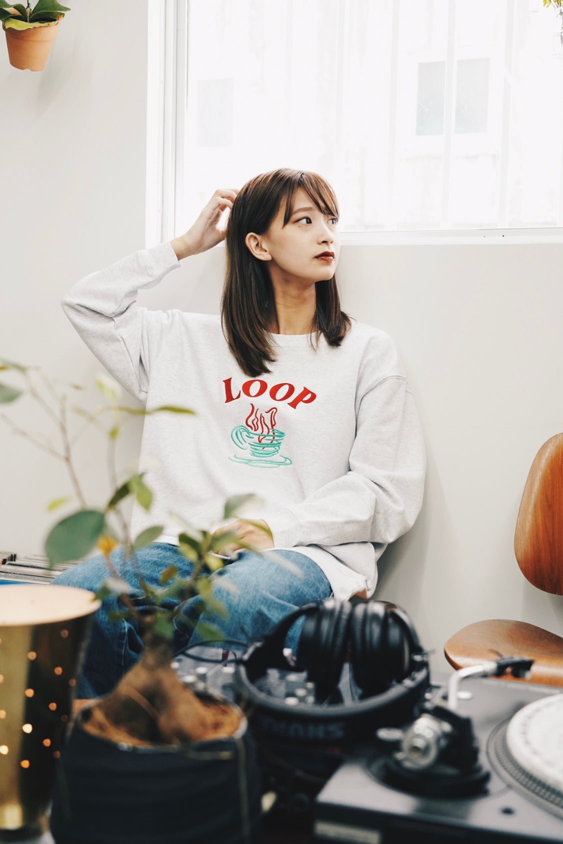 coffee break sweat t-shirt