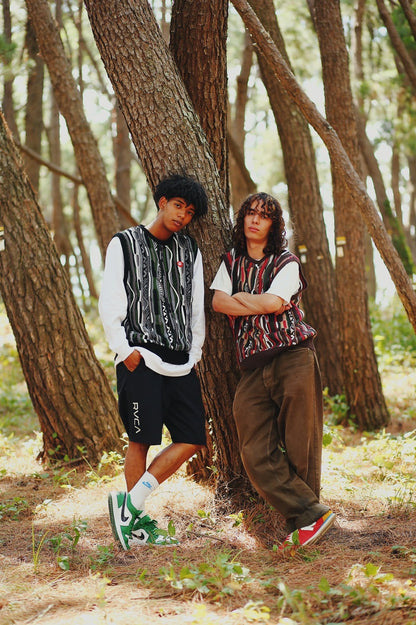 retro knit vest 3点セット