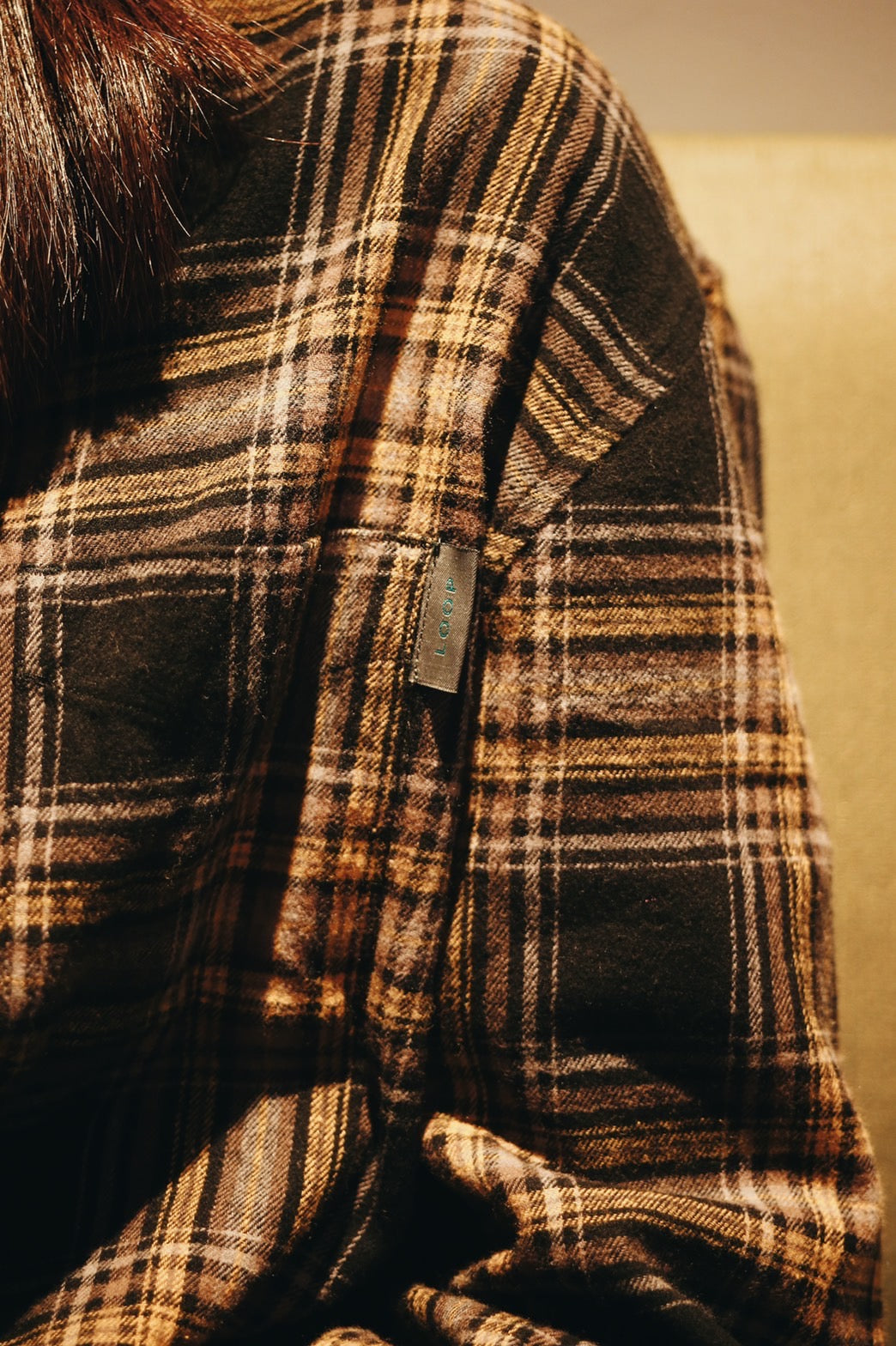Loop check nell shirt