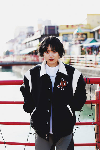 LOOP LEATHER STADIUM JACKET