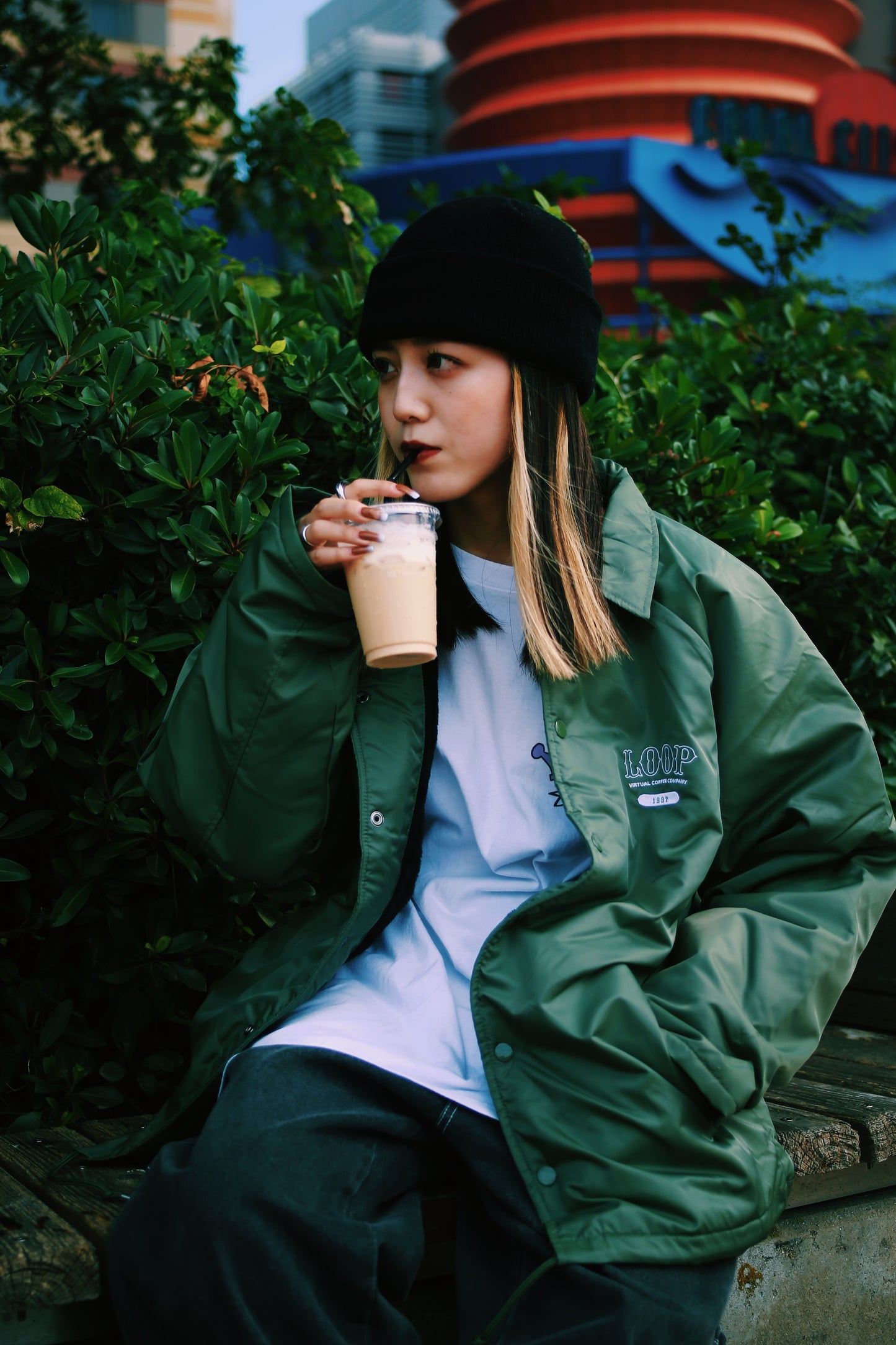 embroidery coach jacket