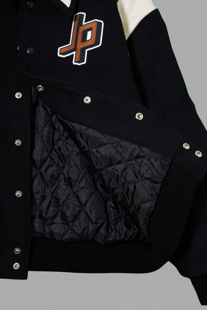 LOOP LEATHER STADIUM JACKET