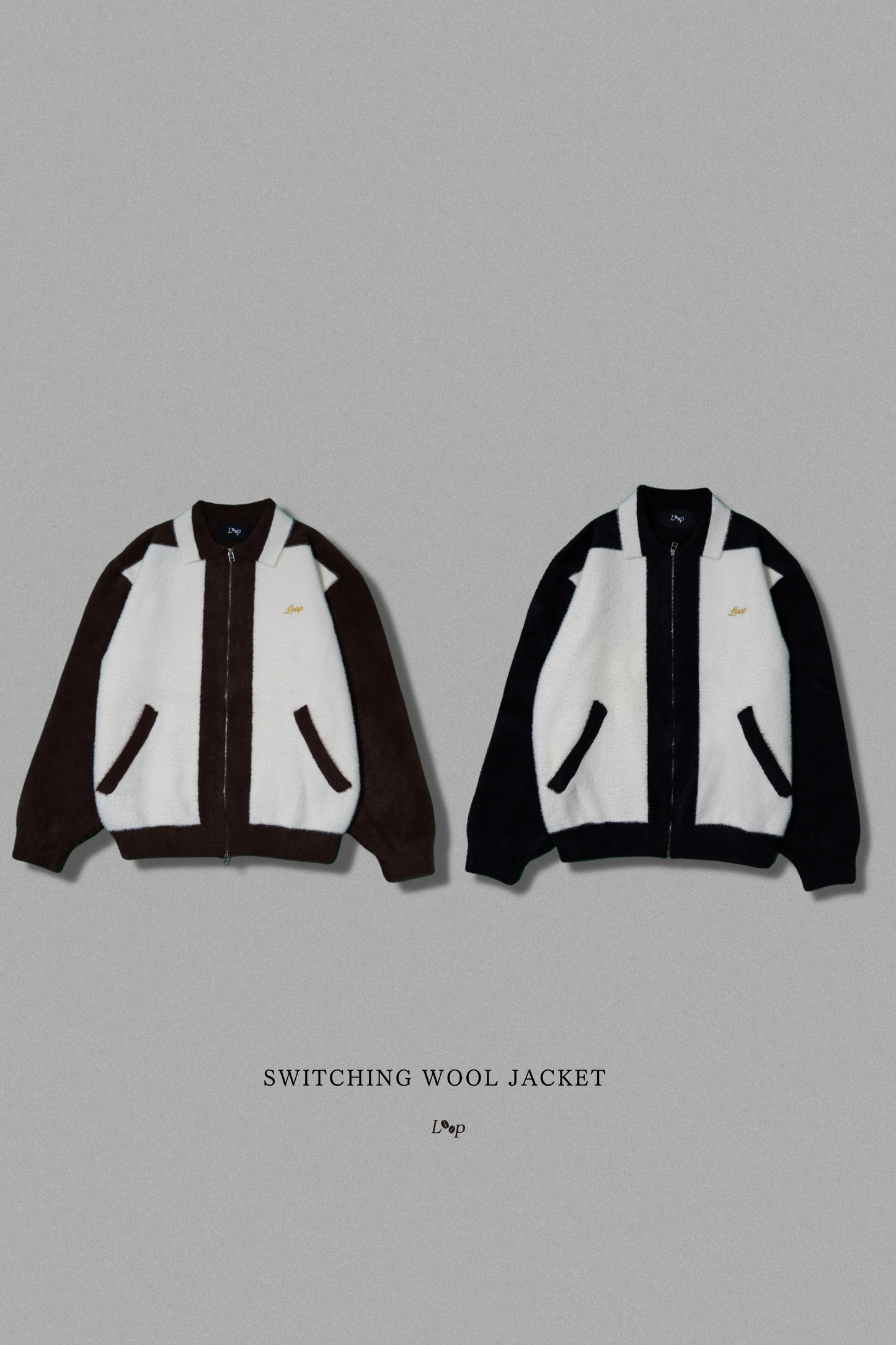 SWITCHING WOOL JACKET