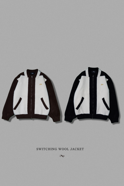SWITCHING WOOL JACKET