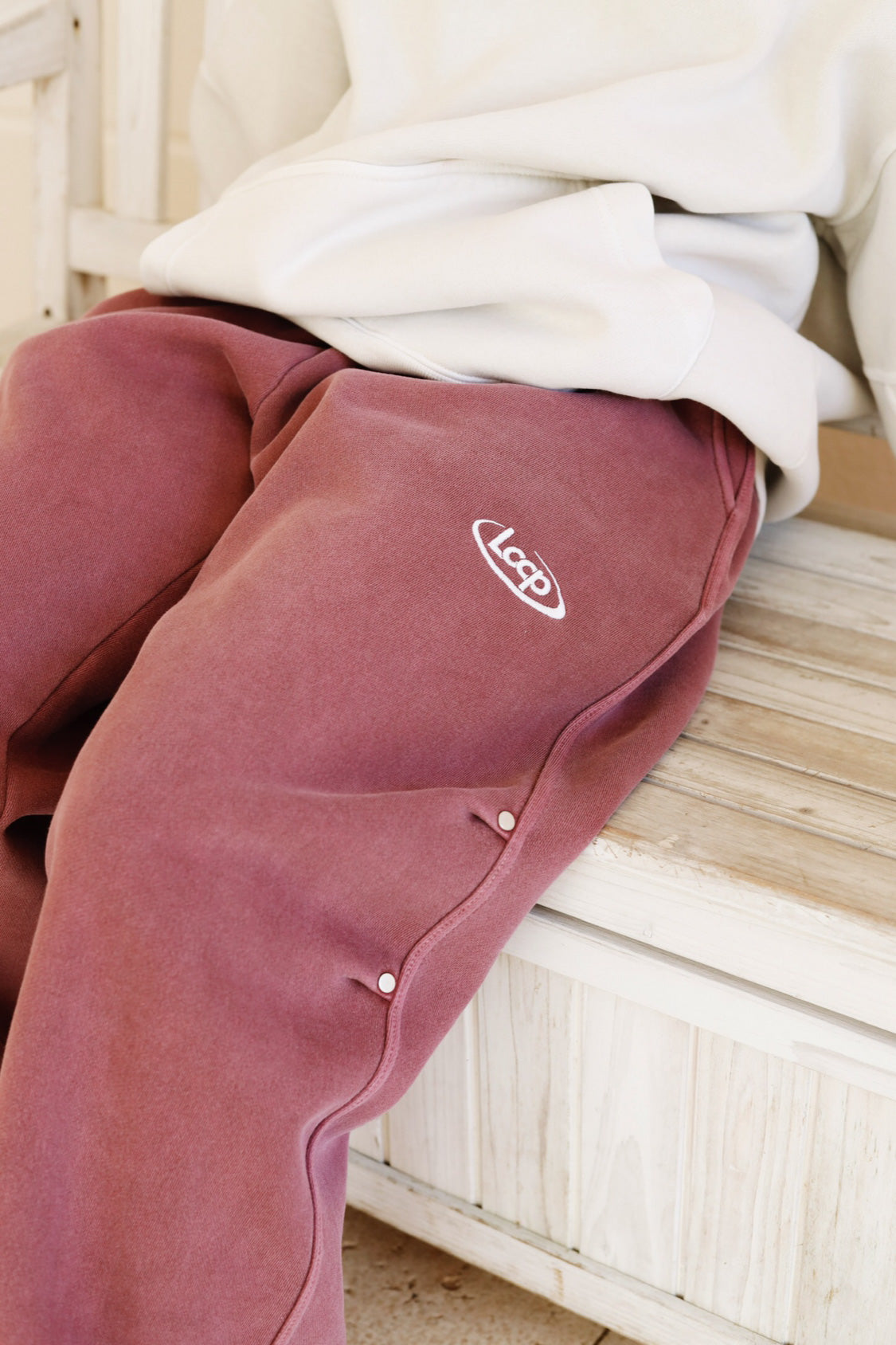 WIDE FLARE SWEAT PANTS