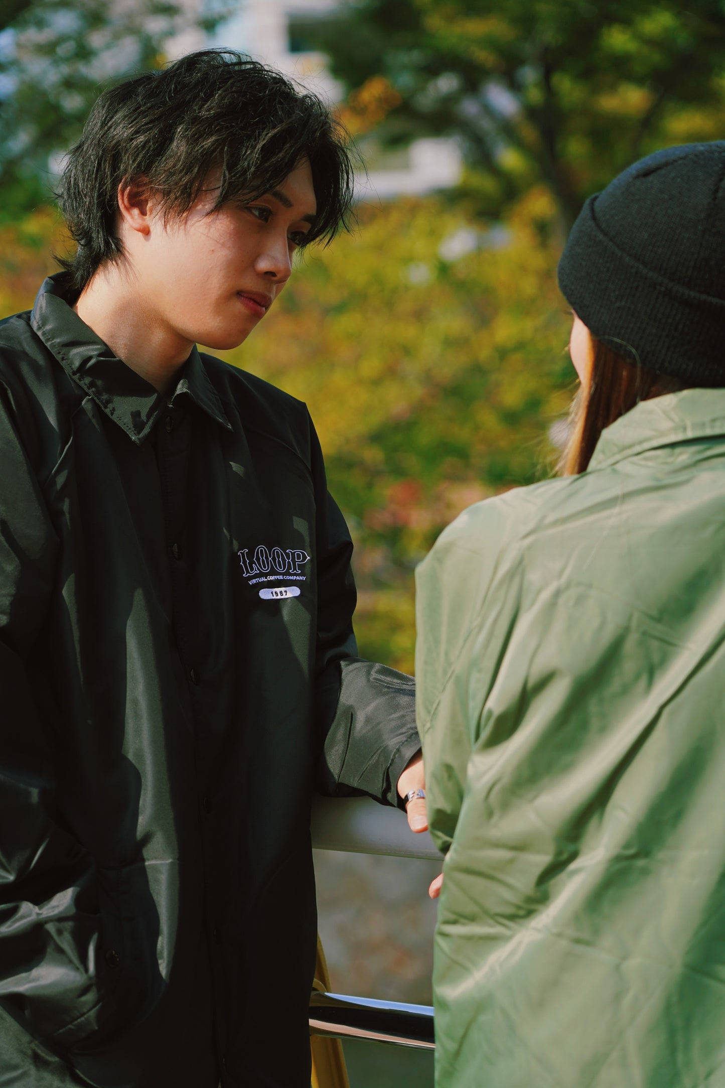embroidery coach jacket
