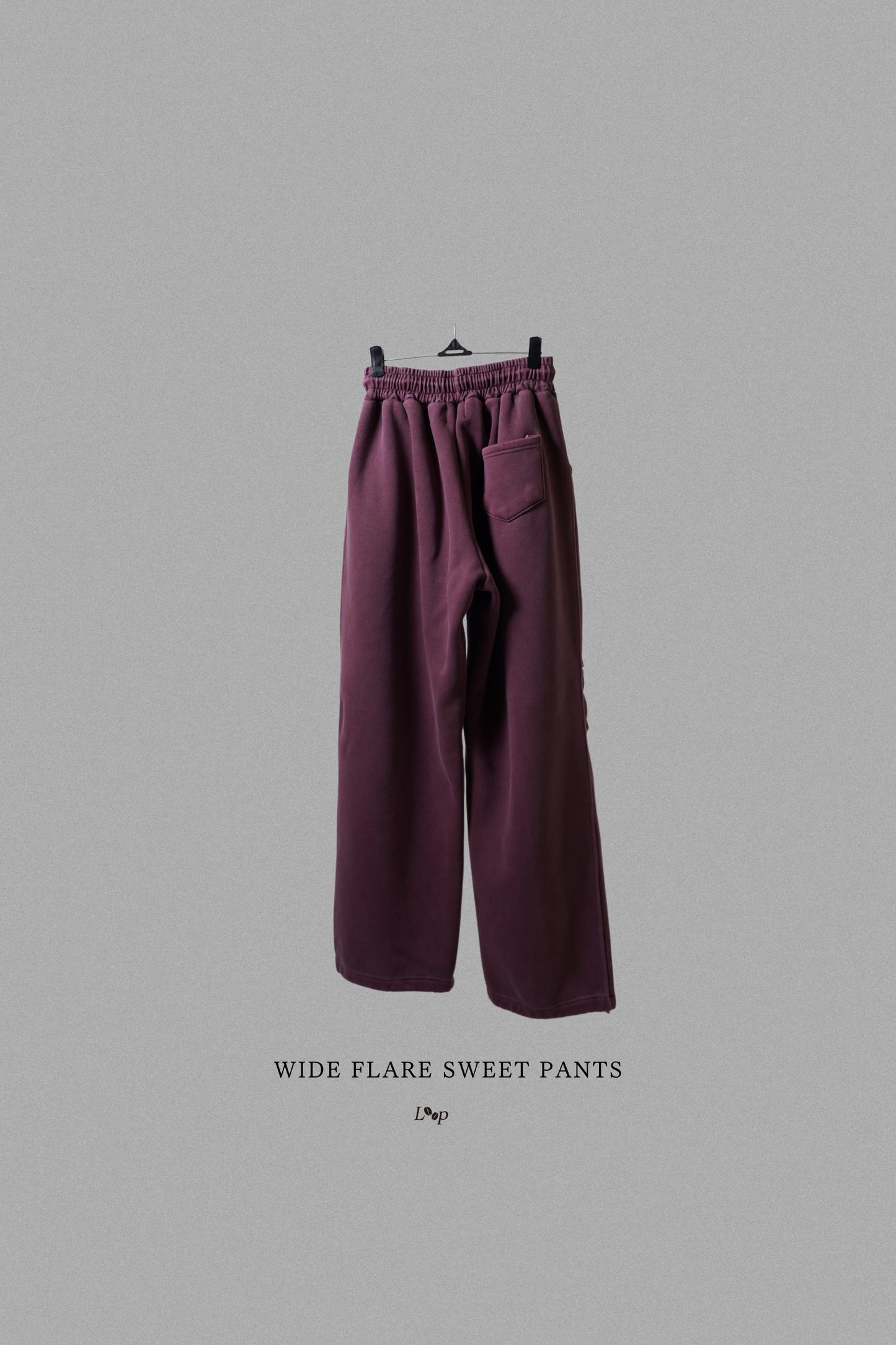 WIDE FLARE SWEAT PANTS