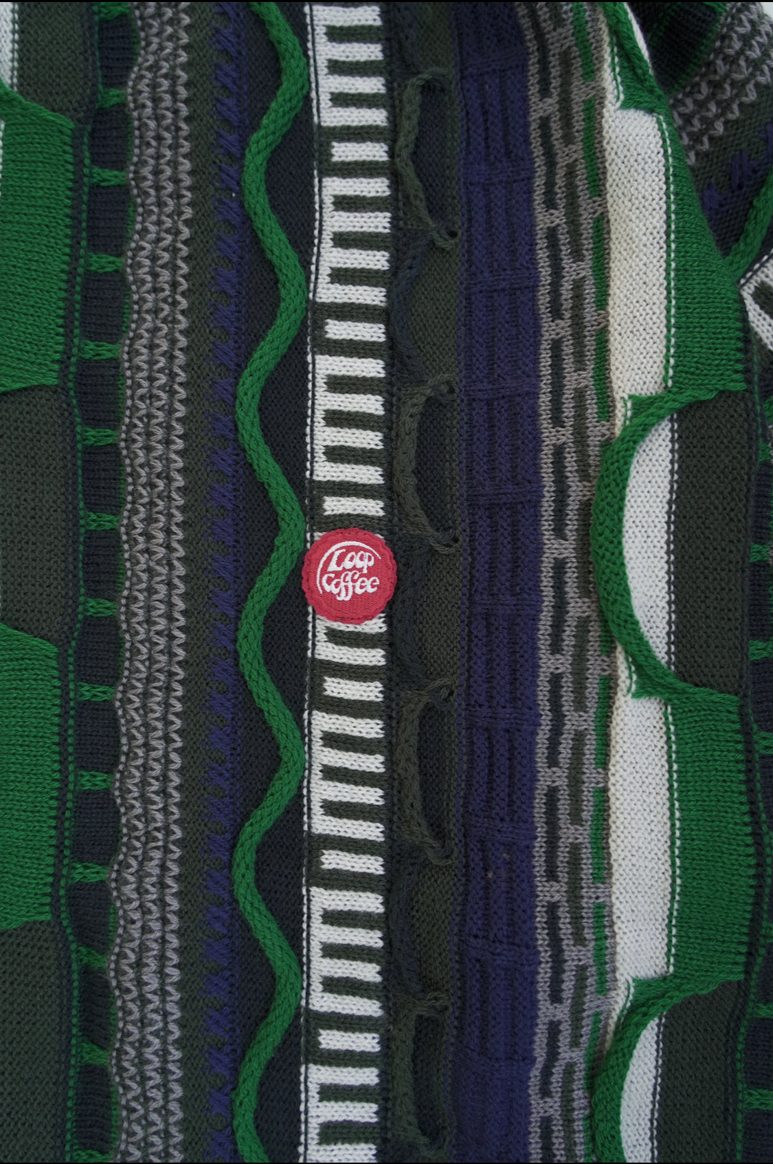 Jacquard vintage knit