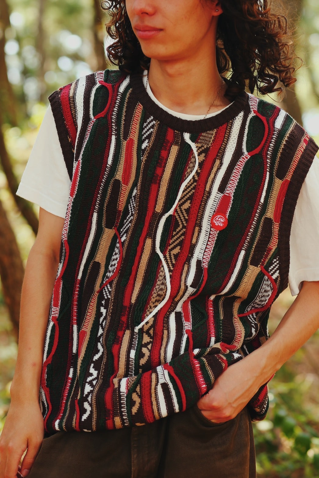 retro knit vest