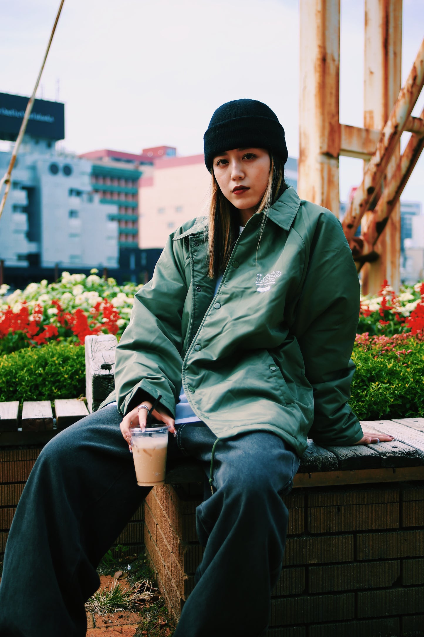 embroidery coach jacket