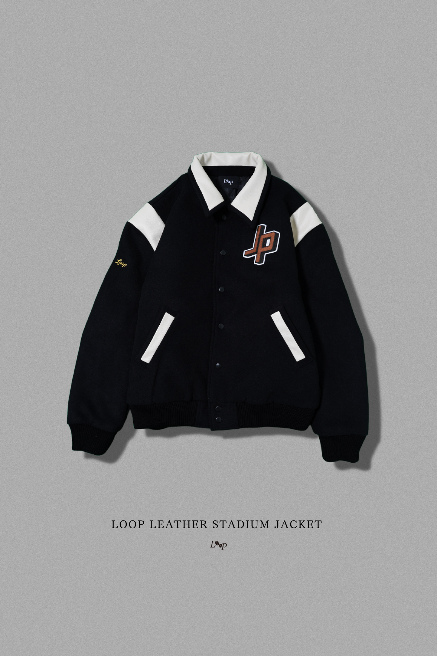 LOOP LEATHER STADIUM JACKET
