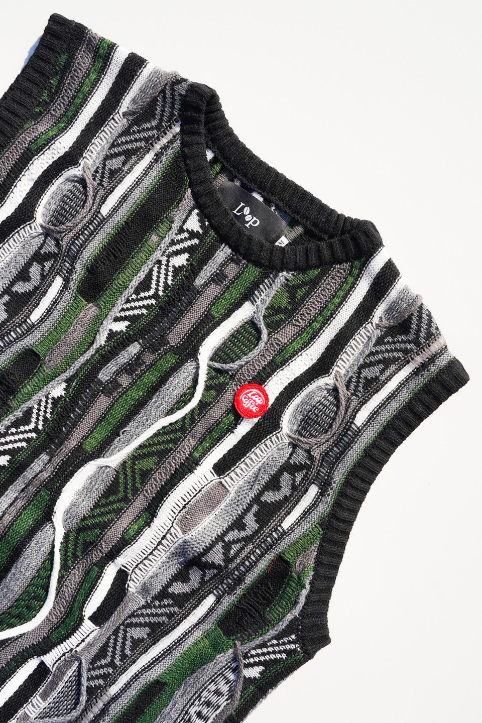 retro knit vest