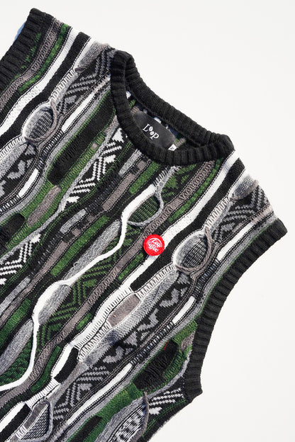retro knit vest