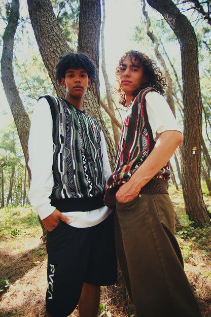 retro knit vest