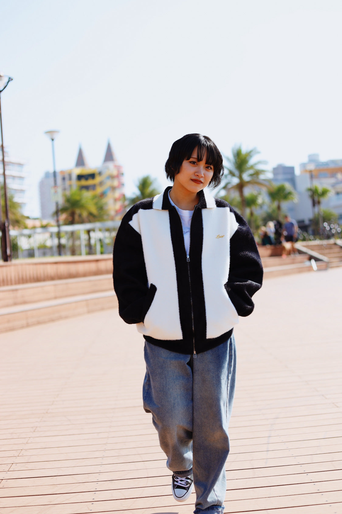SWITCHING WOOL JACKET