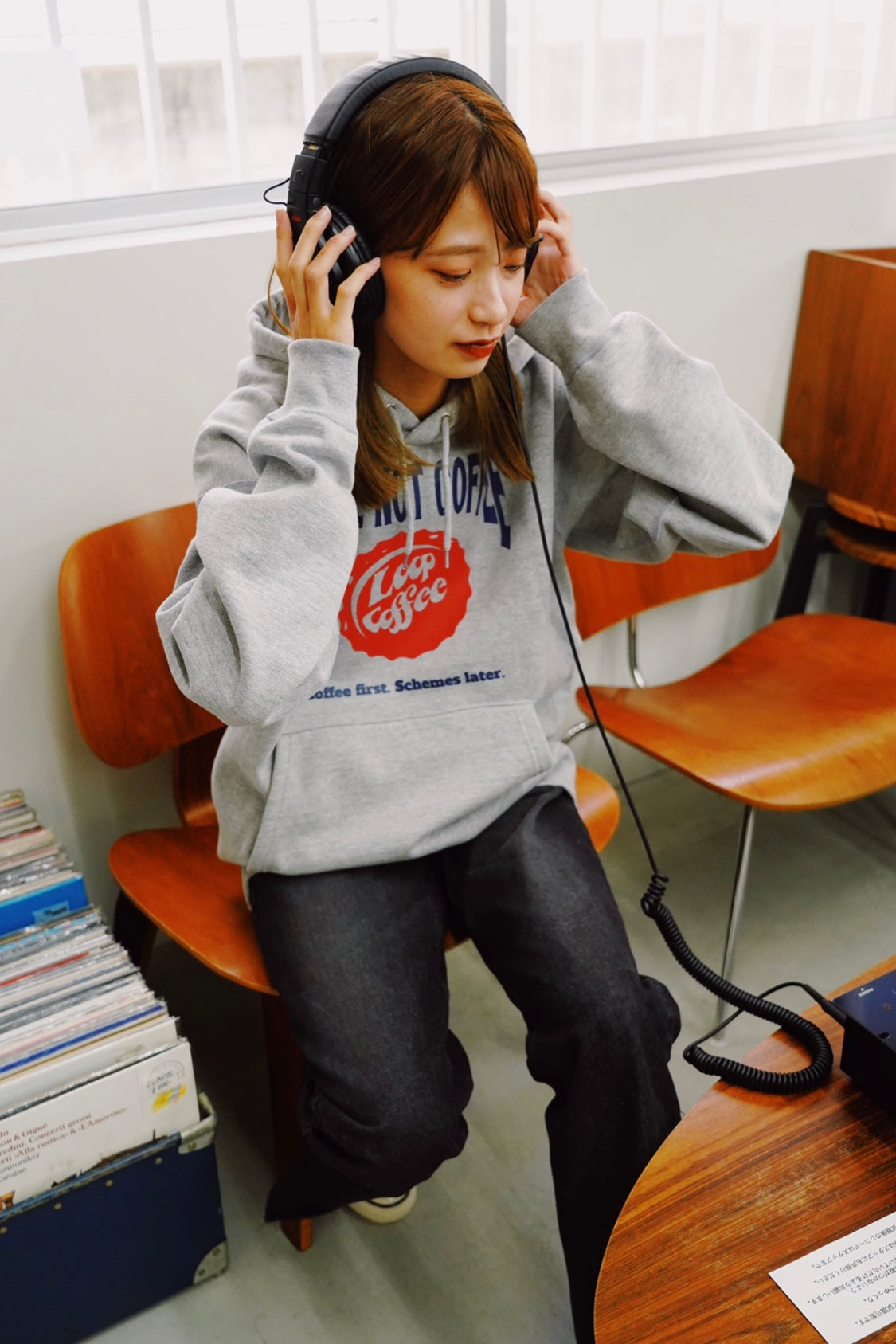 loop old school hoodie